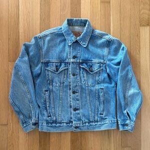 Vintage 80s Levi’s Jacket Type 3 1987 Made In USA 38R S/M Trucker 70506-0214